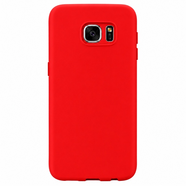 Θήκη σιλικόνης για Galaxy S6 - κόκκινη