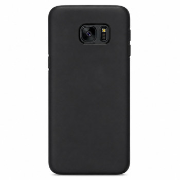 Θήκη σιλικόνης για Galaxy S7 Edge - μαύρη