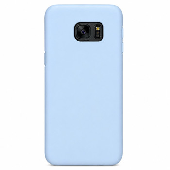 Θήκη σιλικόνης για Galaxy S7 Edge - γαλάζια