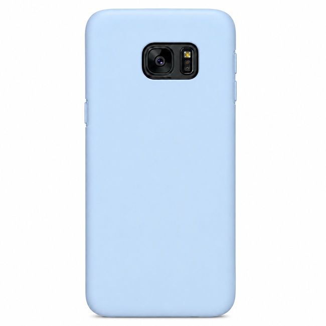 Θήκη σιλικόνης για Galaxy S7 Edge - γαλάζια