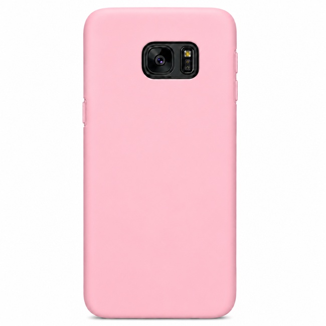Θήκη σιλικόνης για Galaxy S7 Edge - ροζ