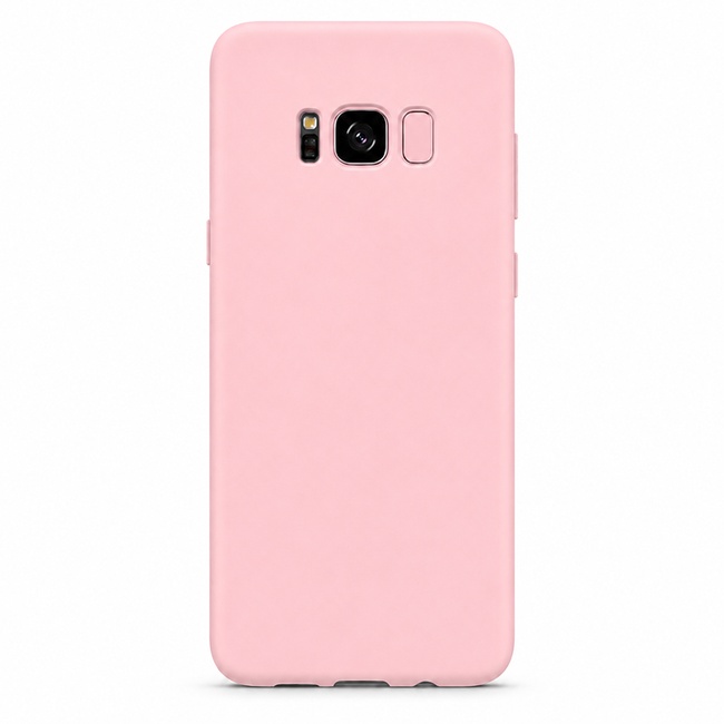 Θήκη σιλικόνης για Galaxy S8 - ροζ