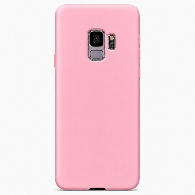 Θήκη σιλικόνης για Galaxy S9 - ροζ