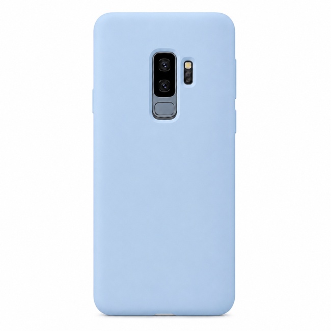 Θήκη σιλικόνης για Galaxy S9+ - γαλάζια