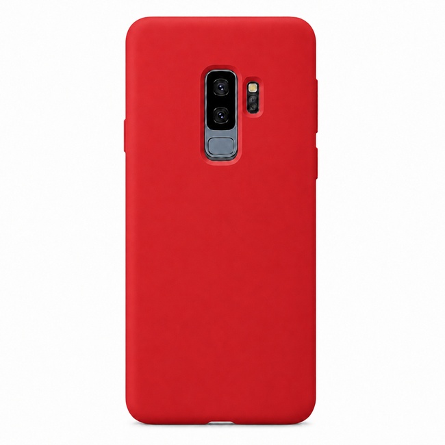 Θήκη σιλικόνης για Galaxy S9+ - κόκκινη