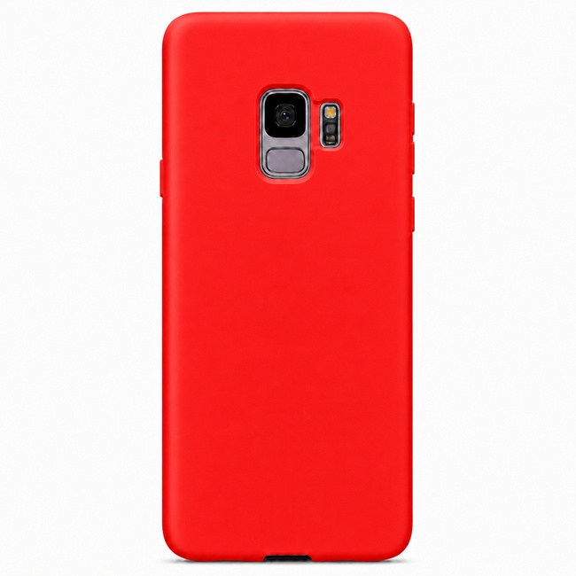 Θήκη σιλικόνης για Galaxy S9 - κόκκινη