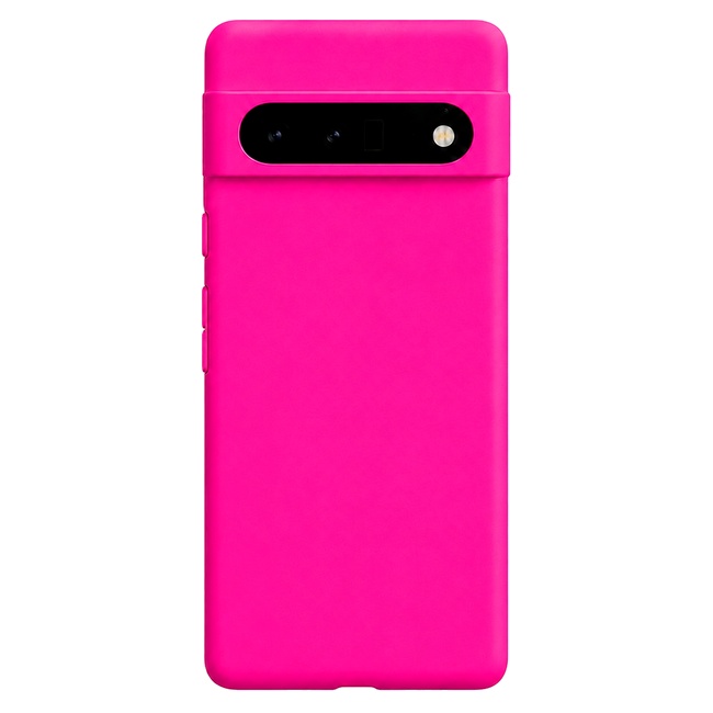 Soft Silicone Case for Google Pixel 6 - Fuchsia
