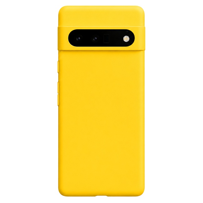Soft Silicone Case for Google Pixel 6 - Yellow