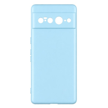Soft Silicone Case for Google Pixel 7 Pro - Sky Blue