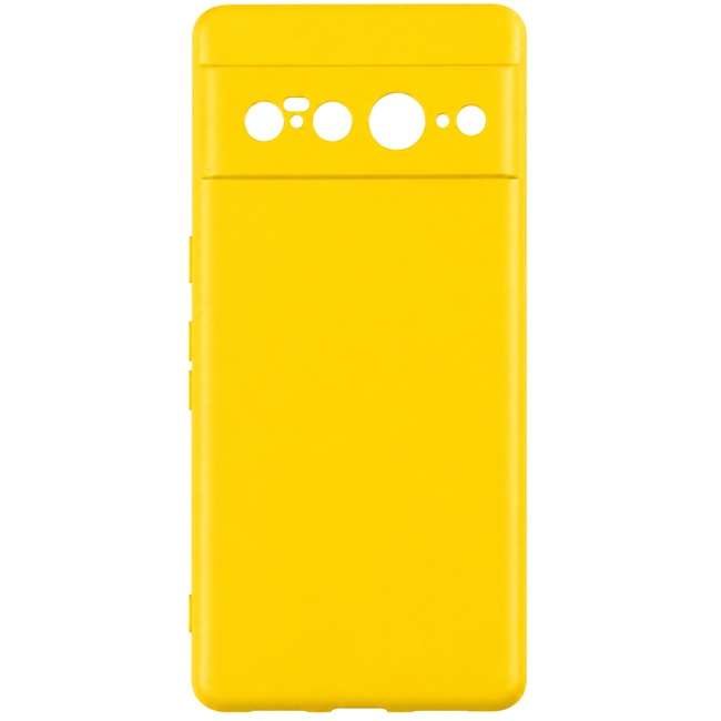 Soft Silicone Case for Google Pixel 7 Pro - Yellow