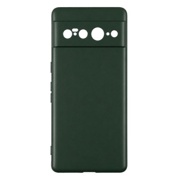 Soft Silicone Case for Google Pixel 7 Pro - Dark Green