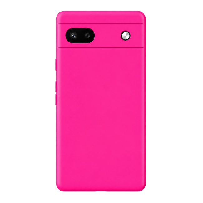Soft Silicone Case for Google Pixel 7A - Fuchsia