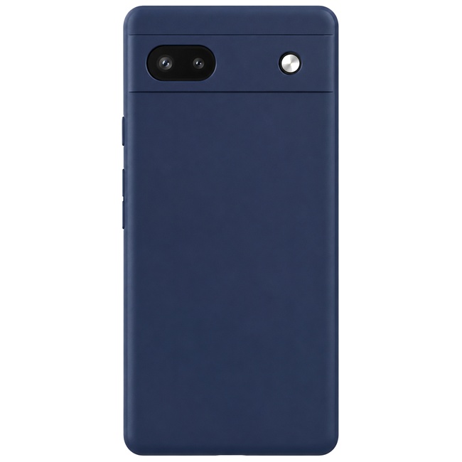 Soft Silicone Case for Google Pixel 7A - Navy Blue
