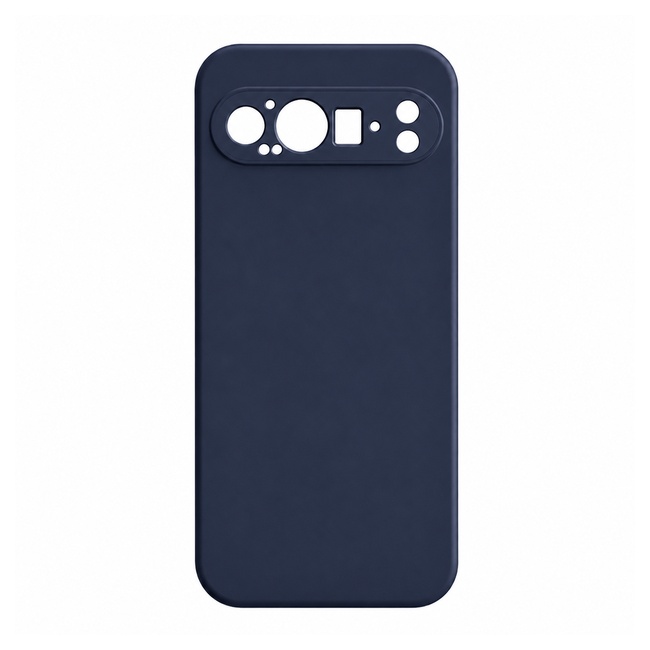 Soft Silicone Case for Google Pixel 9 Pro - Navy Blue