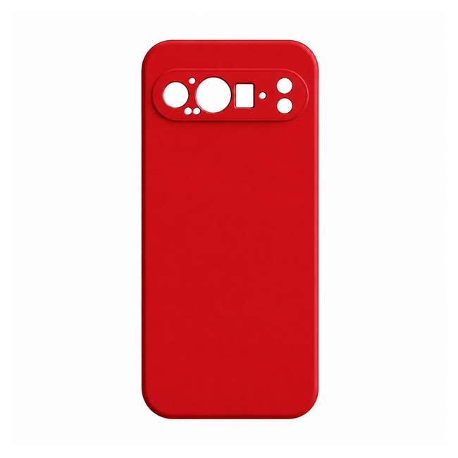Soft Silicone Case for Google Pixel 9 Pro - Red