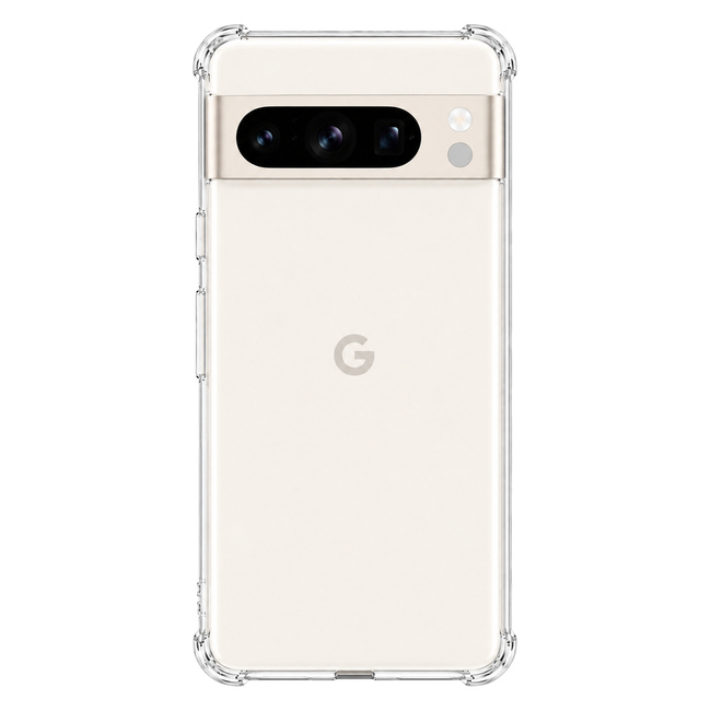Διάφανη θήκη σιλικόνης για Google Pixel 8 Pro - διάφανη
