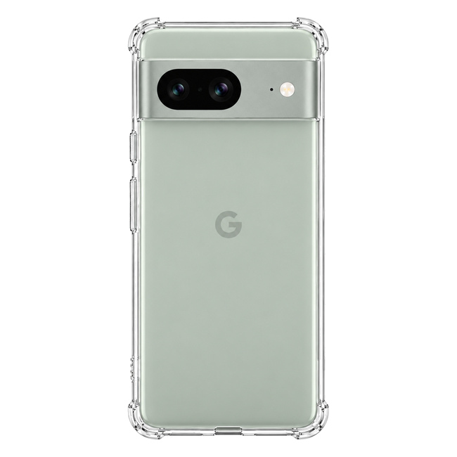Διάφανη θήκη σιλικόνης για Google Pixel 8 - διάφανη