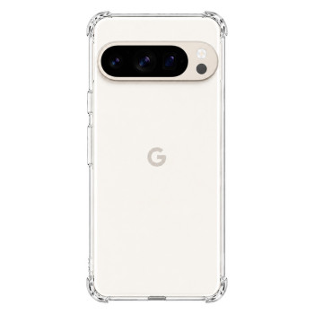 Διάφανη θήκη σιλικόνης για Google Pixel 9 Pro - διάφανη