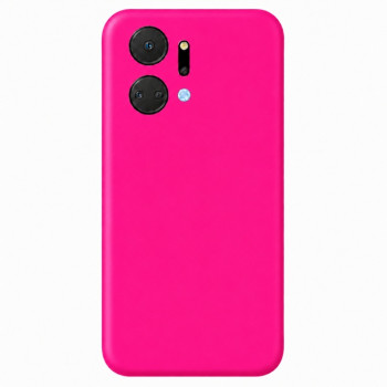 Soft Silicone Case for Honor X7A - Fuchsia