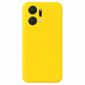 Soft Silicone Case for Honor X7A - Yellow
