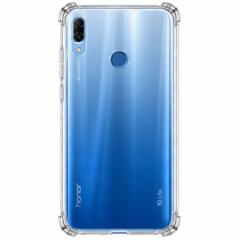 Διάφανη θήκη σιλικόνης για Honor 10 LITE - διάφανη