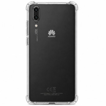 Διάφανη θήκη σιλικόνης για Huawei P20 - διάφανη