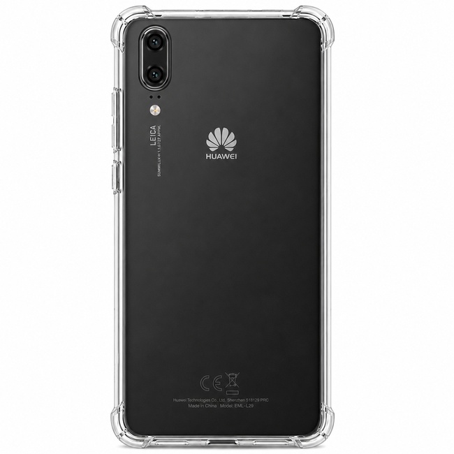 Διάφανη θήκη σιλικόνης για Huawei P20 - διάφανη