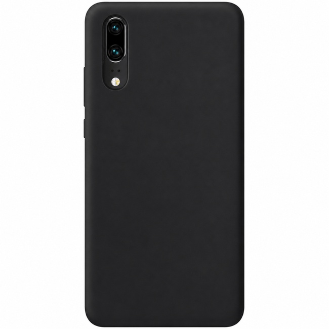 Θήκη σιλικόνης για Huawei P20 - μαύρη