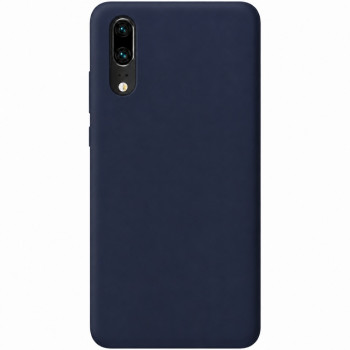 Θήκη σιλικόνης για Huawei P20 - μπλε ναυτικό