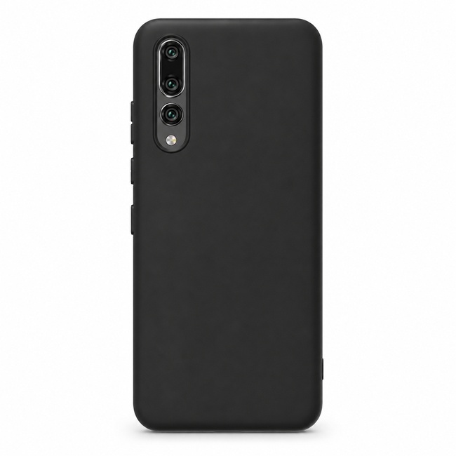 Θήκη σιλικόνης για Huawei P20 Pro - μαύρη