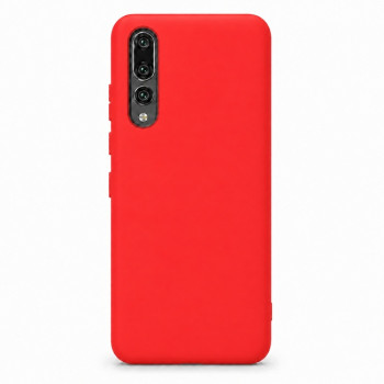 Θήκη σιλικόνης για Huawei P20 Pro - κόκκινη