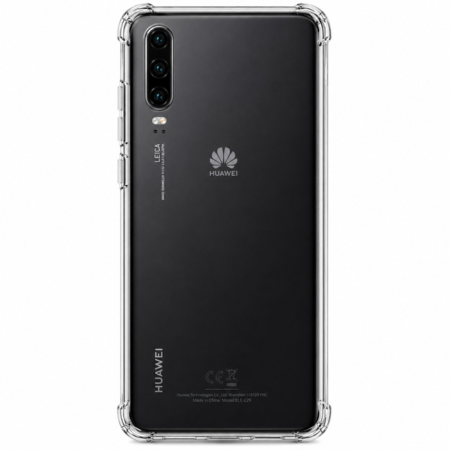 Διάφανη θήκη σιλικόνης για Huawei P30 - διάφανη