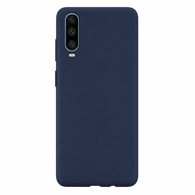 Θήκη σιλικόνης για Huawei P30 - μπλε ναυτικό