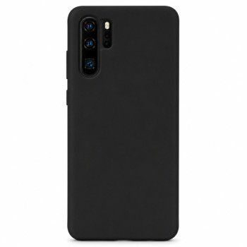 Θήκη σιλικόνης για Huawei P30 Pro - μαύρη