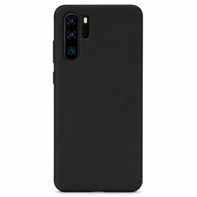 Θήκη σιλικόνης για Huawei P30 Pro - μαύρη