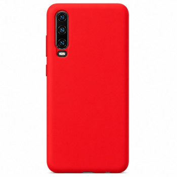 Θήκη σιλικόνης για Huawei P30 - κόκκινη