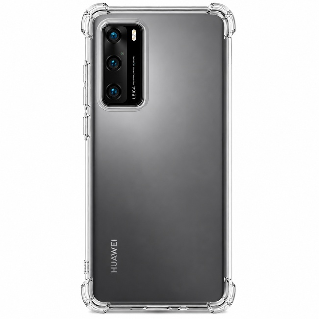 Διάφανη θήκη σιλικόνης για Huawei P40 - διάφανη
