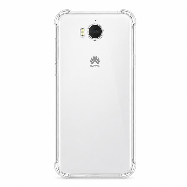 Διάφανη θήκη σιλικόνης για Huawei Y6 2017 - διάφανη