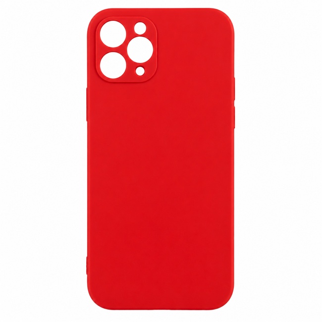 Μαλακή θήκη σιλικόνης για Apple iPhone 11 Pro Max - κόκκινη
