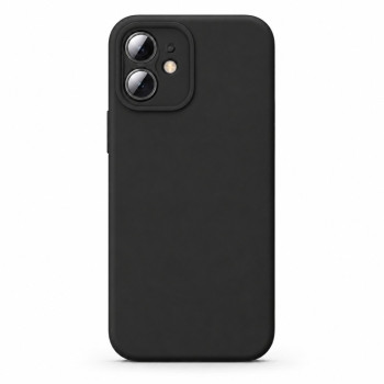 Soft Silicone Case for Apple iPhone 12 Mini - Black