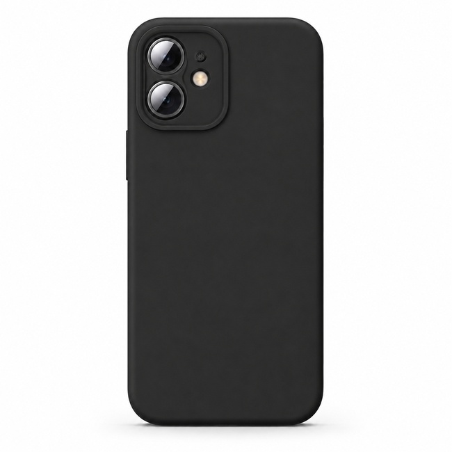 Μαλακή θήκη σιλικόνης για Apple iPhone 12 Mini - μαύρη
