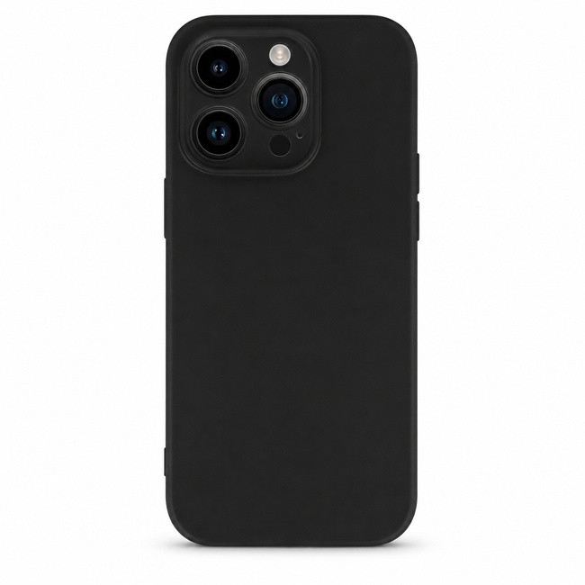 Μαλακή θήκη σιλικόνης για Apple iPhone 12 Pro - μαύρη
