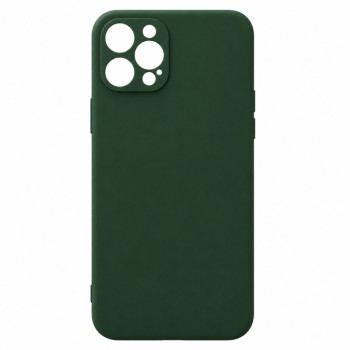 Soft Silicone Case for Apple iPhone 16 Pro Max - Dark Green