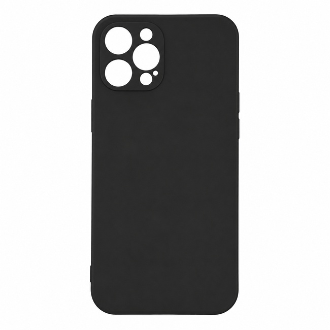 Μαλακή θήκη σιλικόνης για Apple iPhone 16 Pro Max - μαύρη