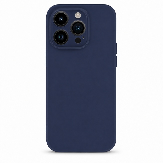Μαλακή θήκη σιλικόνης για Apple iPhone 12 Pro - μπλε ναυτικό