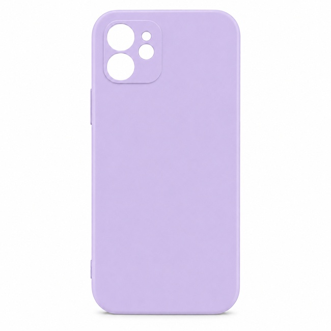 Μαλακή θήκη σιλικόνης για Apple iPhone 12 - λιλά