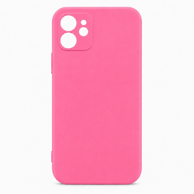 Μαλακή θήκη σιλικόνης για Apple iPhone 12 - ροζ