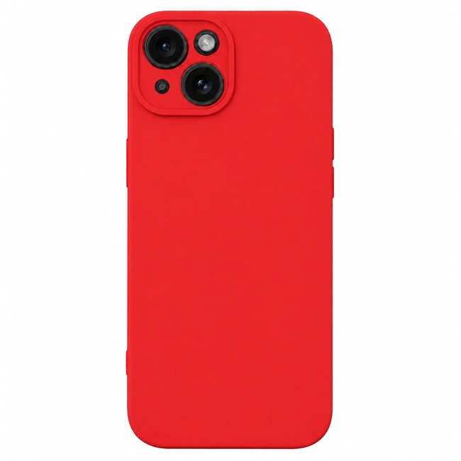 Μαλακή θήκη σιλικόνης για Apple iPhone 13 Mini - κόκκινη