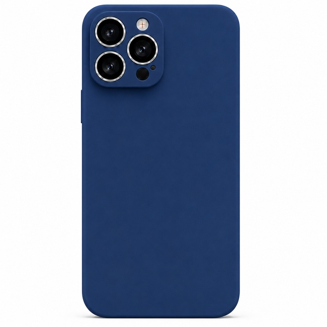 Μαλακή θήκη σιλικόνης για Apple iPhone 16 Pro Max - μπλε