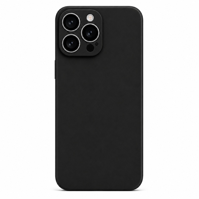 Μαλακή θήκη σιλικόνης για Apple iPhone 14 Pro - μαύρη